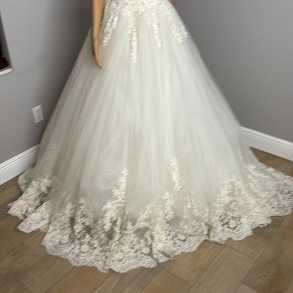 Narin Moda Wedding Dress Ball Gown Size 8 and EU Size 38 - Picture 12 of 16